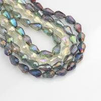 Perles de cristal larme, poli, DIY & facettes, plus de couleurs à choisir Environ Vendu par brin