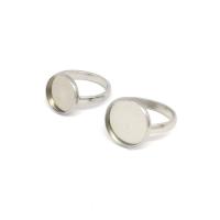 Нержавеющая сталь палец кольцо настройки, Нержавеющая сталь 304, Регулируемый & DIY & разный размер для выбора, оригинальный цвет, продается PC
