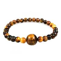 Gemstone Bracelets, Natural Stone, Round, fashion jewelry & Unisex 14mm,6mm cm 