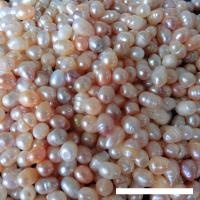 No Hole Cultured Freshwater Pearl Beads, Natural 
