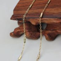 Brass Beading Chains, gold color plated, DIY, golden, 1.5mm 