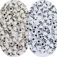 Schmelz Acryl Perlen, Schädel, DIY & Emaille, keine, 10mm, ca. 1100PCs/Tasche, verkauft von Tasche