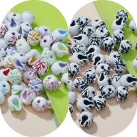 Émail acrylique perles, crane, DIY & émail, plus de couleurs à choisir, 10mm, Environ Vendu par sac