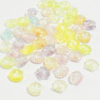 Resin Jewelry Beads, Shell, DIY, mixed colors Approx 