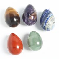 Decoración de semi piedras preciosas, Piedra natural, Óvalo, diferentes materiales para la opción, más colores para la opción, 30x45mm, Vendido por UD