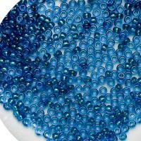 Plattierte Glas Rocailles, Glasperlen, rund, DIY, keine, 2mm, ca. 1100PCs/Tasche, verkauft von Tasche