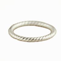 Sterling Silver Finger Ring, 925 Sterling Silver, platinum plated & for woman, original color 