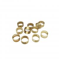 Brass Jump Ring Tool Finger Ring, plated, DIY & hollow 