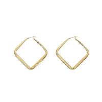 Brass Hoop Earring, plated, fashion jewelry & for woman 