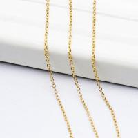 Brass Oval Chain, 14K gold plated, DIY, 3.5mm 