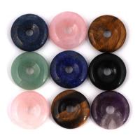 Joyas de piedras preciosas colgante, Donut, diferentes materiales para la opción & unisexo, 30x30x6mm, Vendido por UD