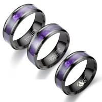 Couple Finger Rings, 304 Stainless Steel, Vacuum Ion Plating, fashion jewelry & Unisex  