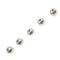Stainless Steel Beads, 304 Stainless Steel, Round, polished, DIY, original color, 10mm Approx 3mm 