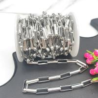 Stainless Steel Oval Chain, 304 Stainless Steel, polished, DIY original color 