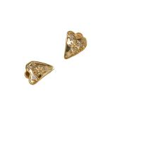 Rhinestone Brass Pendants, gold color plated, DIY & with rhinestone, golden 
