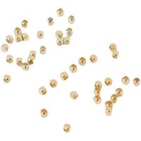Brass Jewelry Beads,  Square, gold color plated, DIY 