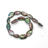 Abalone Shell Beads, DIY, multi-colored, 13x20- Approx 
