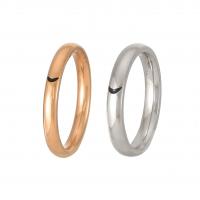 Titanium Steel Finger Ring, polished, fashion jewelry & Unisex 