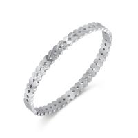 Stainless Steel Bangle, 304 Stainless Steel, Vacuum Ion Plating, fashion jewelry & for woman 6mm Approx 6.69 Inch 