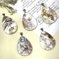 Pearl Shell Pendant, Teardrop, handmade, fashion jewelry & for woman 