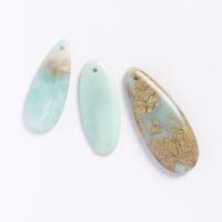 Gemstone ювелирные изделия Кулон, Природный камень, Различная форма для выбора & Мужская, Много цветов для выбора, продается PC