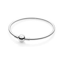 925 Sterling Silver European Bracelet, plated  & for woman 