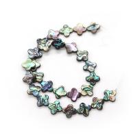 Abalone Shell Beads, Four Leaf Clover, DIY multi-colored 