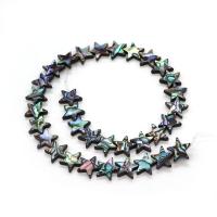 Abalone Shell Beads, Star, DIY multi-colored Approx 38 cm 
