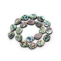 Abalone Shell Beads, Leaf, DIY multi-colored Approx 38 cm 
