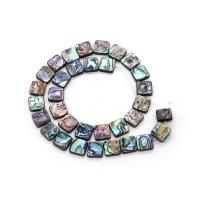 Abalone Shell Beads,  Square, DIY multi-colored 
