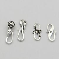 Sterling Silver S Hook Clasp, 925 Sterling Silver, DIY silver color 