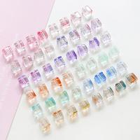 Quadrat Kristall Perlen, DIY, mehrere Farben vorhanden, 6mm, 20PCs/Tasche, verkauft von Tasche