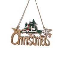 Christmas Hanging Decoration, Wood, Christmas jewelry white 