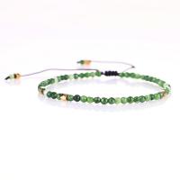 Gemstone Bracelets, with Nylon Cord, polished, fashion jewelry & Unisex & adjustable Approx 16-18 cm 