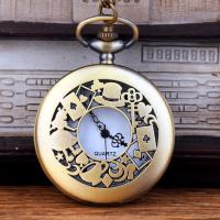 Watch Necklace, Zinc Alloy, antique brass color plated, waterproofless & Unisex & hollow Approx 16.92 Inch 