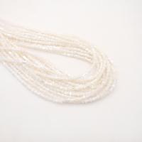 Trochus Shell Perle, Pilz, geschnitzt, Modeschmuck & DIY, weiß, 4x8mm, Länge:38 cm, verkauft von PC
