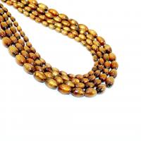 Natürliche Korallen Perlen, Koralle, Reis, DIY & verschiedene Größen vorhanden, goldfarben, Länge:38 cm, verkauft von PC