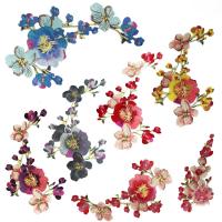 Швейные - на патч, Полиэстер, Форма цветка, вышивка, Женский, Много цветов для выбора продается PC