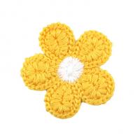 Sewing on Patch, Polyester, Flower, Embroidery, DIY & for woman 