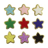 Sewing on Patch, Polyester, Star, DIY 60mm 
