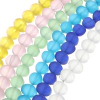 Perles de cristal ovales, DIY & givré, plus de couleurs à choisir Environ 22 pouce, Vendu par brin