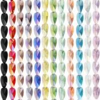 Perles de cristal coeur, Placage, DIY & normes différentes pour le choix & facettes, plus de couleurs à choisir Environ 29 pouce, Vendu par brin