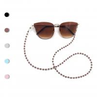 Glass Beads Glasses Chain, with ABS Plastic, anti-skidding & Unisex 4mm Approx 63 cm 