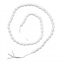 Shell Pearl Бусины, Каплевидная форма, Другое покрытие, DIY, белый длина:40 см, продается Strand
