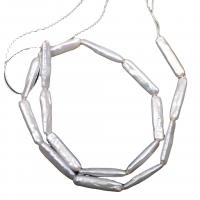 Biwa Cultured Freshwater Pearl Beads, irregular, DIY, white, 6-22mm cm 