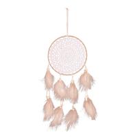 Fashion Dream Catcher, Feather, with Wood, hanging & Bohemian style, 500mm 