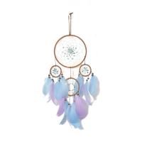Fashion Dream Catcher, Feather, with Iron, hanging 450mm 