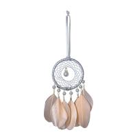 Fashion Dream Catcher, Feather, with Zinc Alloy, hanging 160mm 