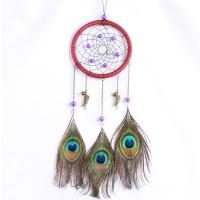 Fashion Dream Catcher, Feather, with ABS Plastic, hanging 