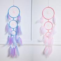 Fashion Dream Catcher, Feather, with Cotton Thread & Iron, handmade, hanging 750mm 